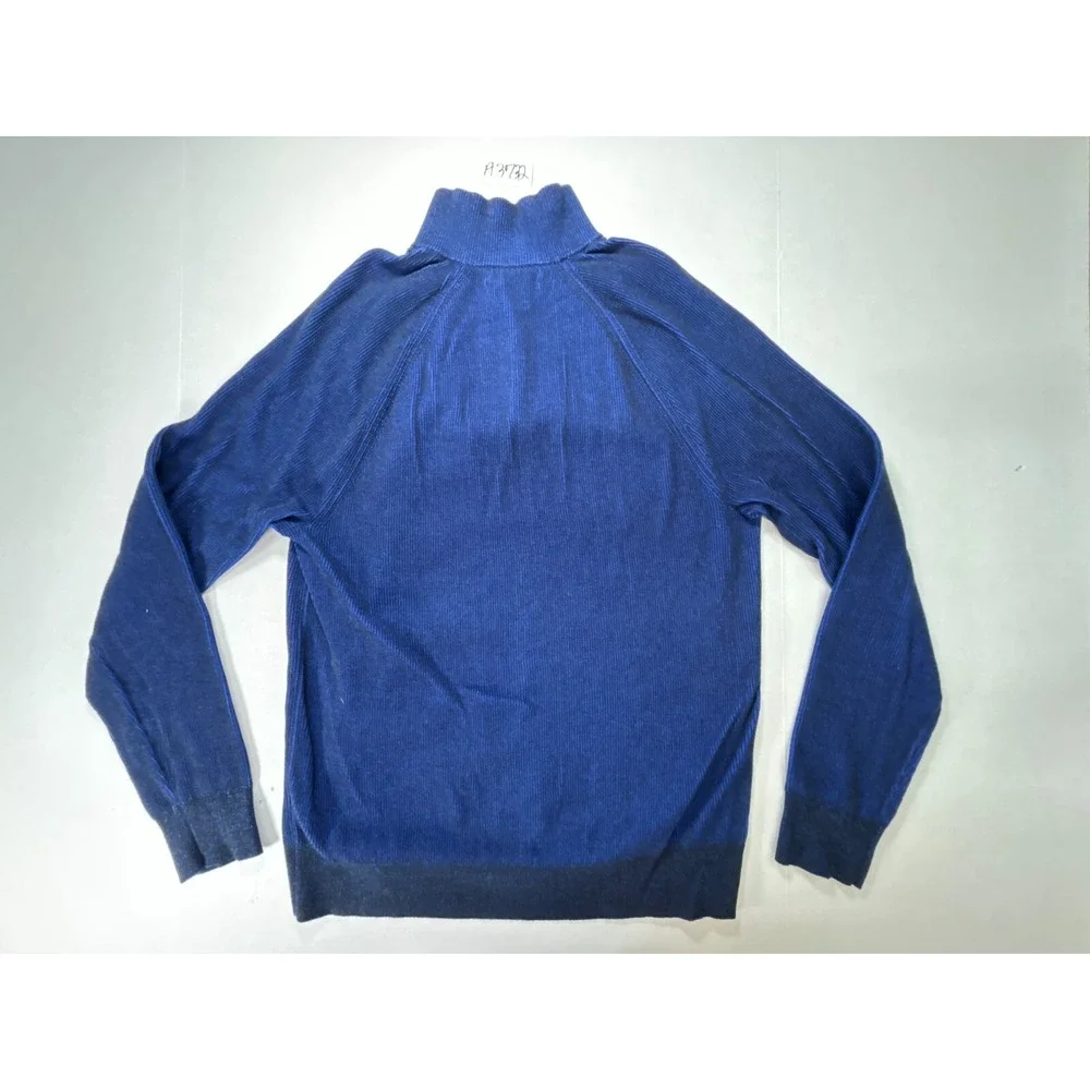Banana‎ Republic sweater Men's size Medium blue quarter-zip pullover